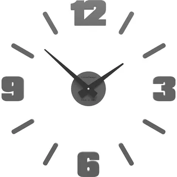 Hodiny Designové hodiny 10-304 CalleaDesign Michelangelo S 50cm (více barevných verzí) Barva grafitová (tmavě šedá)-3 - RAL9007