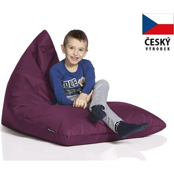 Sedací pytel CrazyShop CRAZYSHOP TRIANGL S, vínová