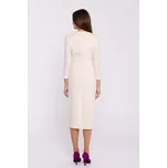 Stylove Večerní šaty S372 Écru Ladies Fit L