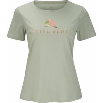 Dámské tričko Active Rebel ACTIVE REBEL Lucia Dám. tričko,Reg. Fit,kul.výst., 100 % PES - 0 - zelená - 40