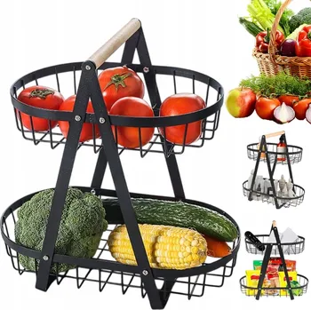 Obraz Kovový koš na ovoce černý