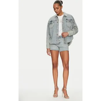 Pánská bunda Guess Jeansová bunda W5GN90 D5LQ2 Modrá Regular Fit XXL