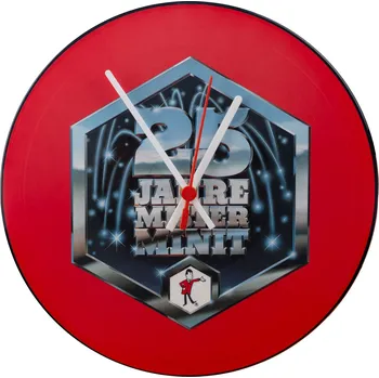 Hodiny Červené gramofonové hodiny – 25