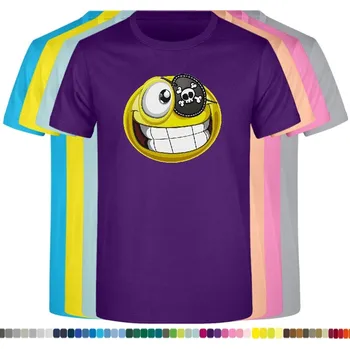 detske-levne-bavlnene-tricko-potisk-smajlik-pirat Barva: Purple - purpurová, velikost: 116