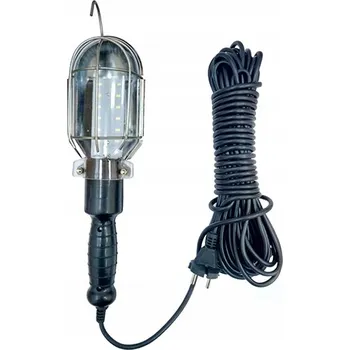 Lampička SÍŤOVÁ DÍLENSKÁ LED LAMPA S HÁKEM, KABELEM 5M, 220V