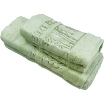 Ručník Ručník Bambo světle zelená klasik 50x90cm TiaHome