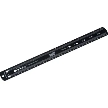 Cyklo nářadí KOVYS Pravítko-kalibr na dráty a kuličky ložisek, Fe + DÁREK