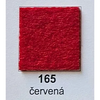 vysivaci.cz FILC pro vyšívání nášivek a aplikací, š. 112cm, tloušťka cca 1mm, barva č. 165 červená velikost: 1 metr šíře 112cm