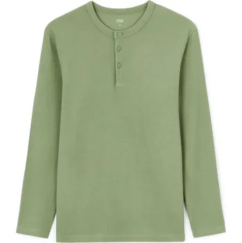 Celio Tričko Feplay s dlouhým rukávem 1155114 Khaki S