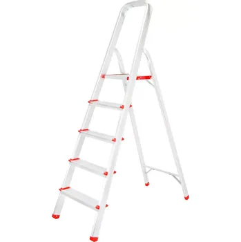 Schůdek HLINÍKOVÉ SCHŮDKY, 5 STUPŇŮ, SKLÁDACÍ, JEDNOSTRANNÉ M85602