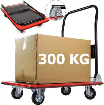 Stavební technika TRANSPORTNÍ VOZÍK PLOŠINOVÝ SKLÁDACÍ 300 KG M80083