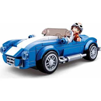 Stavebnice Sluban Model Bricks Auto sportovní kabriolet 169 dílků + 1 figurka (stavebnice)