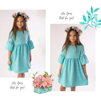 Dámské šaty Boho šaty Tyrkysové 140