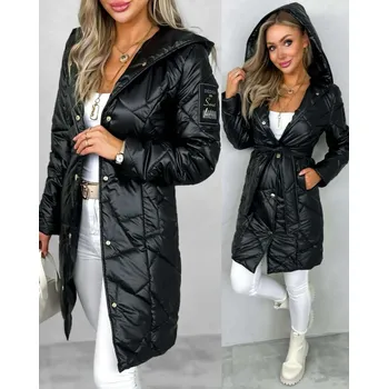 Pánská větrovka Bunda dlouhá - Černá S