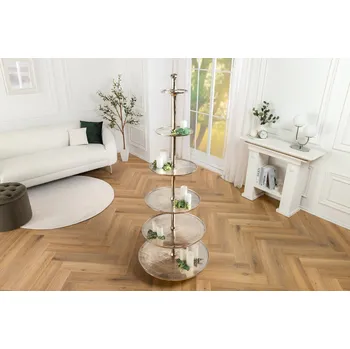 Servírovací podnos - Abstract, 180 cm, stříbrný