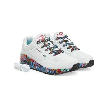 Dámské tenisky Skechers Sneakersy Skechers Uno - Ravaged Love 177918/WMLT Bílá 35