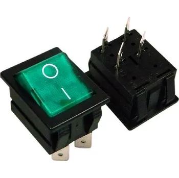 vypínač Arcolectric 460M004800 zelené