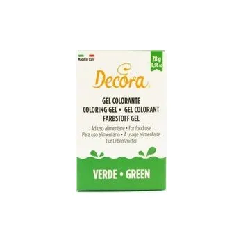 Přisada na vaření a pečení Gelová barva zelená 28g - Decora