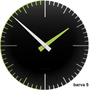 Hodiny Designové hodiny 10-025 CalleaDesign Exacto 36cm (více barevných verzí) Barva černá klasik-5 - RAL9017