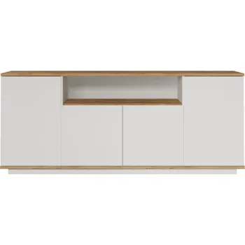 Komoda Komoda ASUKA, atlantská borovice/bílá + vyzvednutí ZDARMA