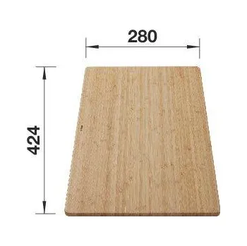 Kuchyňské náčiní Krájecí deska pro SOLIS, provedení bambus