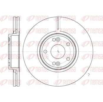 Brzdový kotouč Brzdový kotouč REMSA 6612.10