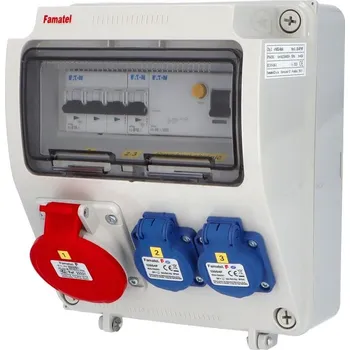 modulární přístroj a rozvaděč FAMATEL Skříň ZSF20100000.1 /3957 zásuvková IP44 V1652-6KA