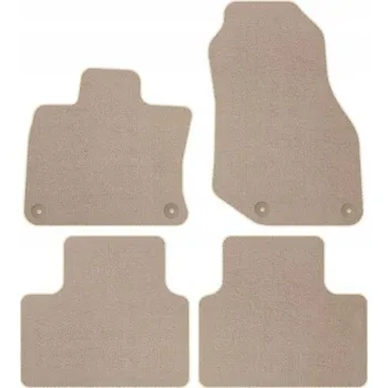 autokoberec Lynk & Co 01 od 2017 Béžové velurové autokoberce PREMIUM