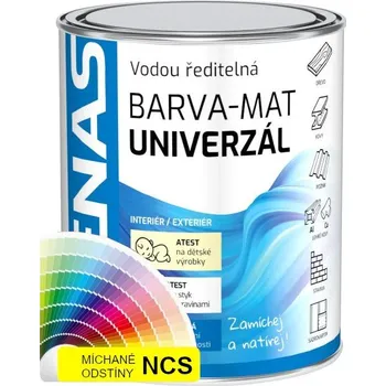 barva na zeď Barva na sklo a obklady DENAS UNIVERZAL MAT NCS - 4 kg - S 0560-G50Y