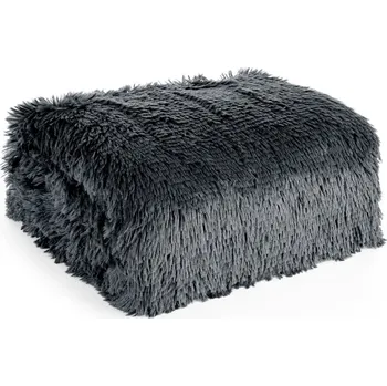 deka Deka z mikrovlákna TERCA antracit 150x200 cm Mybesthome