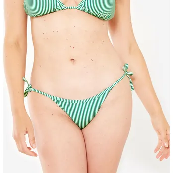 Dámské plavky OLAIAN Dámské plavky spodní díl na zavazování na surf Sofy L ZELENÁ