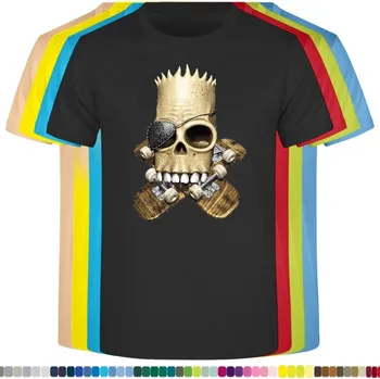 Dívčí tričko detske-levne-bavlnene-tricko-potisk-pirat-skate Barva: Black -černá, velikost: 140