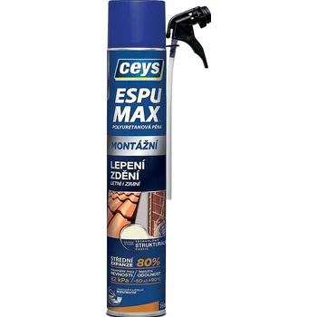 Montážní pěna PU pěna montážní CEYS ESPUMAX 750ml s aplikátorem