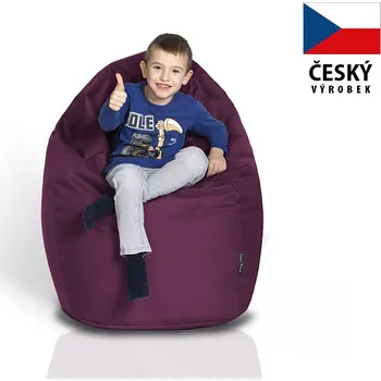 Sedací pytel CrazyShop Sedací hruška CRAZYSHOP standard, vínová