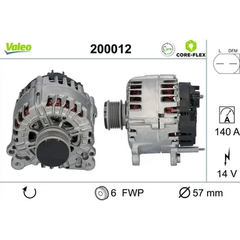 Autoelektrika generátor VALEO 200012