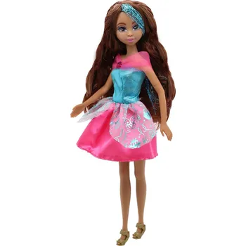 Panenka Funville Dreameez princezna v kornoutku hnědé vlásky