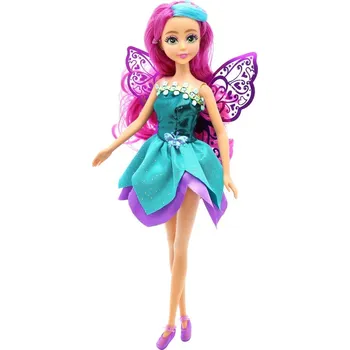 Panenka Funville Dreameez víla v kornoutku tmavě růžové vlásky