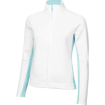 Dámská mikina Calvin Klein Golf Dámská mikina Calvin Klein Leland Tech WHITE LIGHT OPAL velikost M