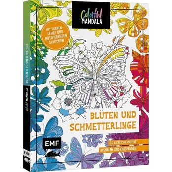 Encyklopedie Colorful Mandala - Blüten und Schmetterlinge