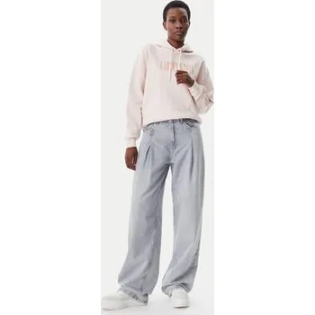 Dámská mikina Calvin Klein Jeans Mikina Varsity J20J225579 Růžová Regular Fit M