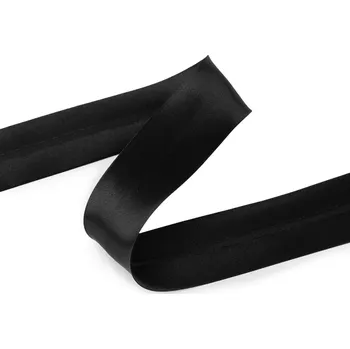 Šikmý proužek saténový šíře 30 mm zažehlený