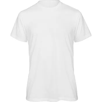 B&amp;C Pánské triko TM062 White 3XL