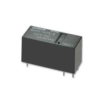 Relé DIN relé G5RL 12VDC/250V 16A přepínací