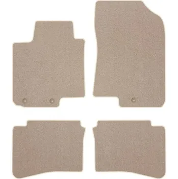 autokoberec Velurové autokoberce s upevněním v sadě Edecor