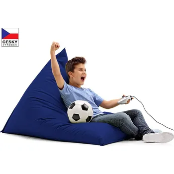 Sedací pytel CrazyShop CRAZYSHOP TRIANGL M, tmavě modrá