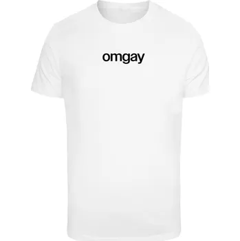 Pánské tričko OMGay Pride Tee - white 4XL