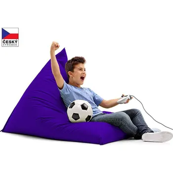 Sedací pytel CrazyShop CRAZYSHOP TRIANGL M, fialová