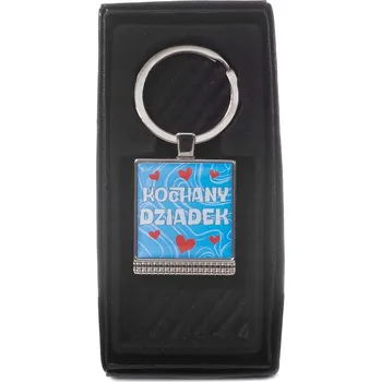 Přívěsek Na Klíče gelová v balení "Milovaný dědeček" Dárek ke Dni dědečků