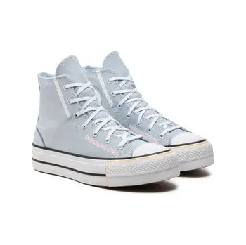 Dámské tenisky Converse Plátěnky Chuck Taylor All Star Lift Platform Color Pop Hi A07596C Modrá 37