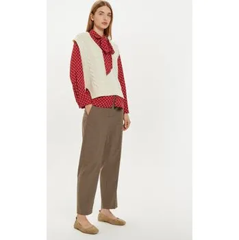 Pánské oblečení Tommy Hilfiger Chino kalhoty WW0WW42951 Hnědá Straight Fit 34